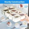 Snack Platter Organizer Storage Box with Lid for Candy Nuts